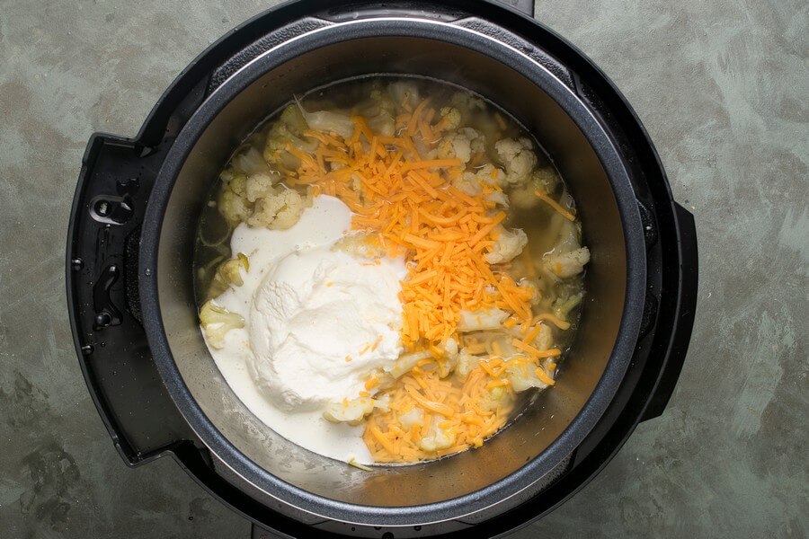 Instant Pot Ace Blender Cauliflower Soup - The Keto Queens