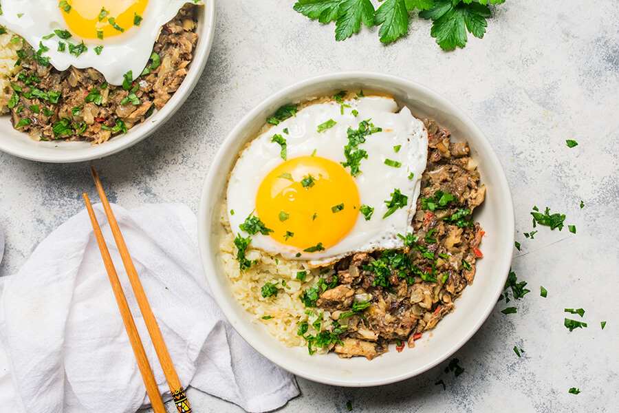 Low-Carb Asian-Inspired Sardine Bowls