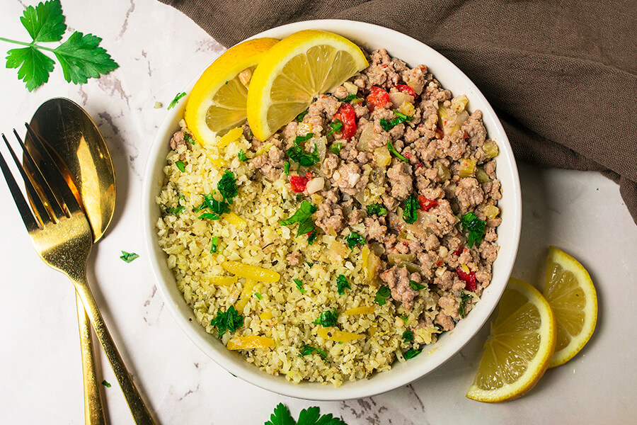 Keto Spicy Cumin Lamb Bowl